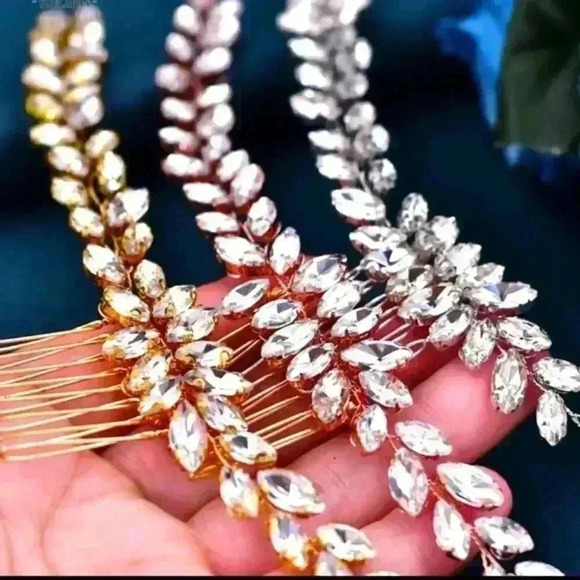 Luxury Bridal Crystal Hair Piece Comb main image 6